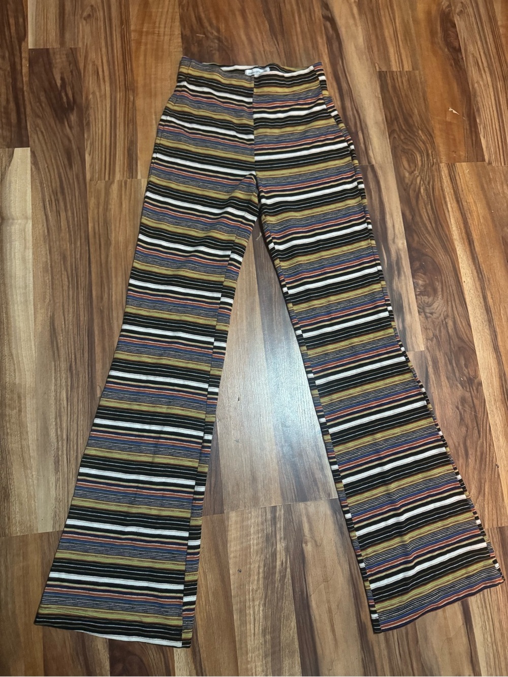 Urban Outfitters Multicolor Striped Flare Pants